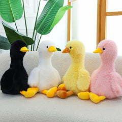 Gwxqybfe baby duck plush with soft fur, easy to spot-clean.