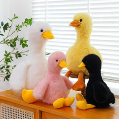 Gwxqybfe 12-inch yellow duck plush, versatile gift for kids and collectors.