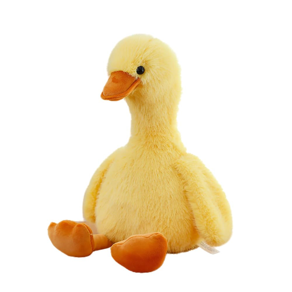 Gwxqybfe duck stuffed animal with yellow fur for cozy cuddling.
