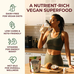 Gya Tea Co coconut milk powder tea creamer enhances daily cup