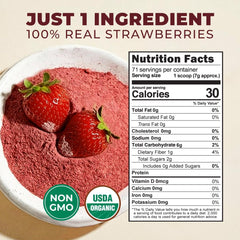 Gya Tea Co strawberry powder for baking batter — natural color and sweetness.