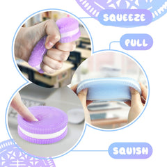 Gytera two-pack squishies in hand for on-the-go relaxation