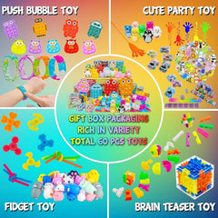 H-Partner push bubbles keychain portable fidget toy for on-the-go play