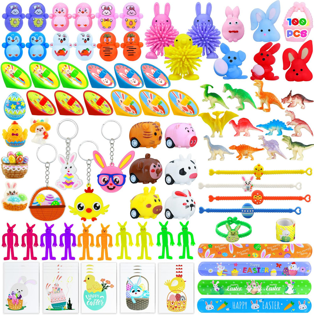 H-Style Easter egg fillers collection: diverse mini toys for exciting egg hunts
