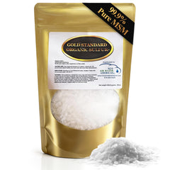 H2O Air Water Americas gold standard organic sulfur crystals 1lb pour shows high-purity MSM