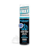 H2Ocean Blue Green Foam Soap bottle for gentle tattoo aftercare on all skin types