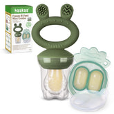 Haakaa Baby Fruit Food Feeder: safe pouch for tiny bites, encouraging self-feeding.