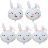 HADCKJA Bunny balloons showcase festive Easter bunny shapes for vibrant décor