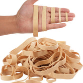 HAIDIBAO rubber bands 65pcs beige pack showcasing versatile office organization.