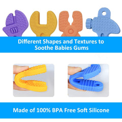 Haili XMGQ spanner teether in bright colors to engage senses