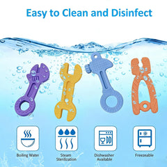 Haili XMGQ wrench teether with ergonomic handle for safe chewing
