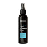Hair Illusion water-resistant spray bottle ready for rain protection and style.