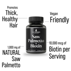 Hair Thickness Maximizer biotin capsules promote hair nourishment