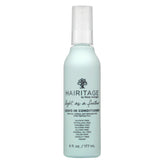 Hairitage detangling spray bottle showing easy detangling and lightweight conditioning