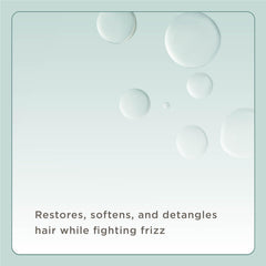Hairitage detangling spray damp hair application closeup for even distribution