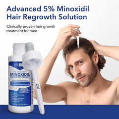 Hair Regen scalp application scene emphasizing targeted placement for better absorption.