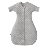 HALO Easy Transition Sleepsack closed, safe snug fit for baby.