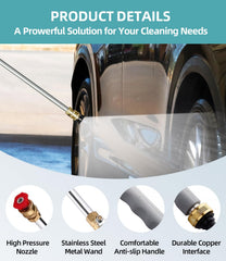 Hamirah high-pressure washer attachments deliver powerful, adjustable cleaning.