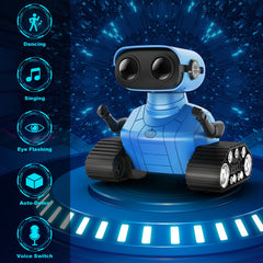 Hamourd robot performing a spin dance in auto-demo mode