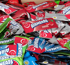 The Hampton AirHeads Mini Bars white mystery wrapped for mix-and-match fun.