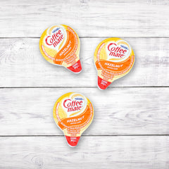 The Hampton Candy Company hazelnut creamer is lactose-free, gluten-free, and cholesterol-free for dietary flexibility.