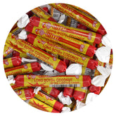 The Hampton Candy Company Long Boys Coconut Candy 1lb pack with creamy caramel and coconut.