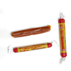 The Hampton Candy Company Long Boys Coconut Candy; creamy caramel meets tropical coconut.