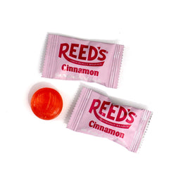 Two 6.25oz Reed’s Cinnamon Candy bags, ready for gatherings