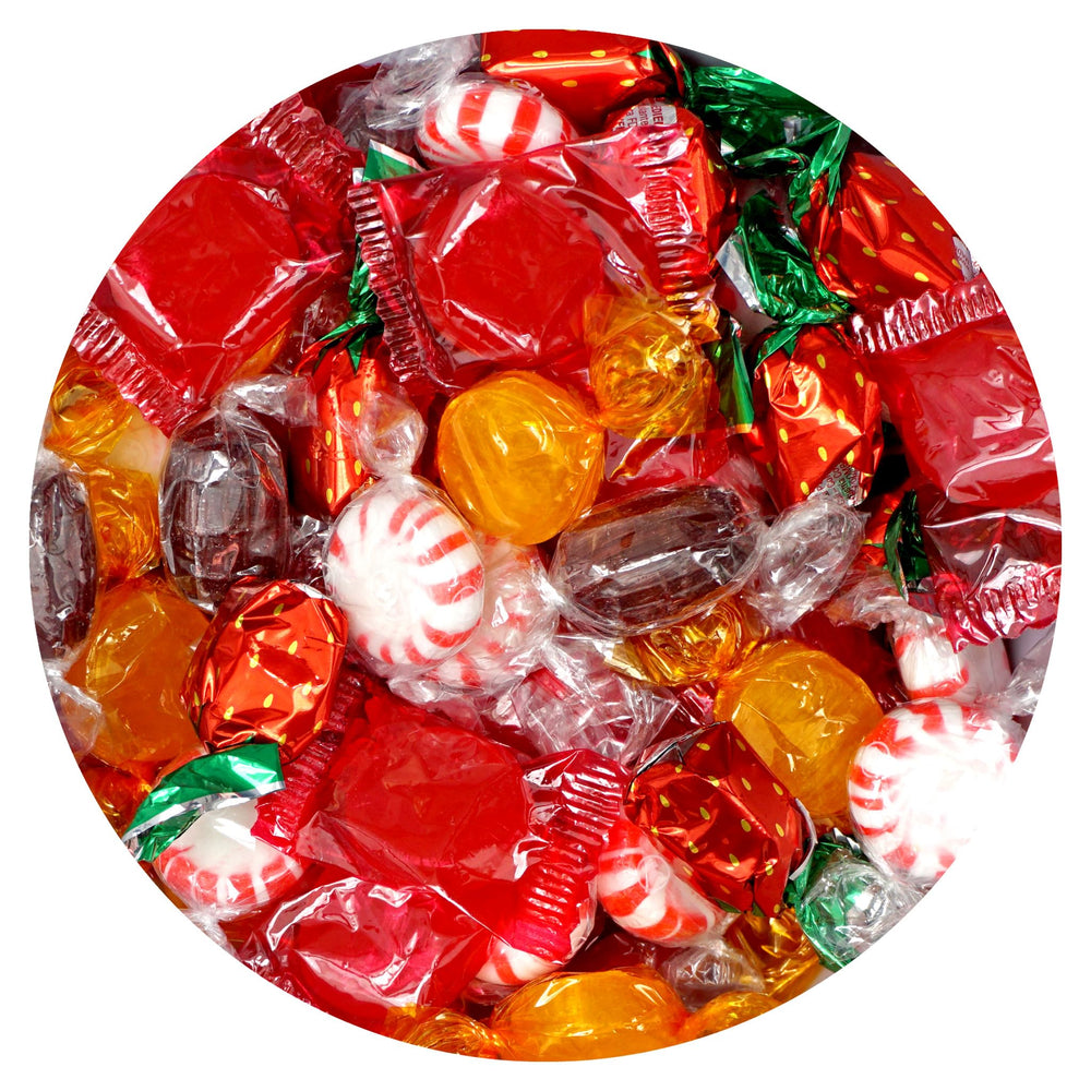 The Hampton Candy Company Old Fashioned Candy Assortment in a 1lb bag for gatherings.