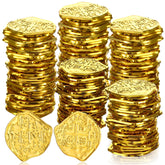 Hanaive pirate coins gold pack for treasure chest and imaginative play