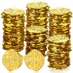 Hanaive pirate coins gold pack for treasure chest and imaginative play