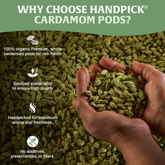 HANDPICK cardamom pods origin india authentic spice from India for curries