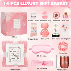 Hangerspace light-up rose flower adds soft ambience for gifting.