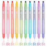 HANKU erasable highlighters in pastel colors highlight key points with soft ink.