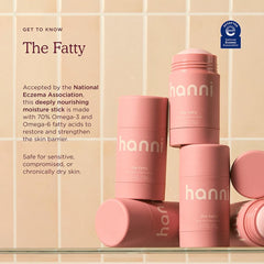 HANNI Fatty fragrance-free formula for sensitive skin.