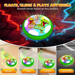 Hanroni hover ball's soft foam bumper protects walls during play.