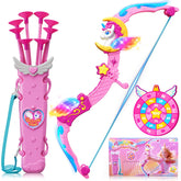 Hanroni Unicorn BowArrow with horn glow for magical playtime indoors and outdoors