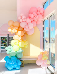 Haolongfa 12 inch pastel blue balloons brighten baby showers and photos.