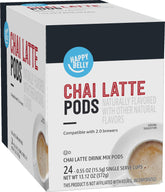 Happy Belly Chai Latte pods pack for quick, flavorful cups