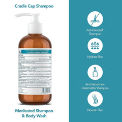 Happy Cappy comb included for easy detangling after shampoo.