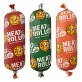 Happy Howie's Soft Meat Roll Treat packaging: convenient three-pack for easy rewards