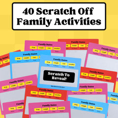 Happy Duo family game night setup with cards spread.
