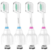 HAPPYMOMO replacement heads for E-Series and Essence offer precise cleaning for a brighter smile.