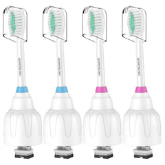 HAPPYMOMO replacement heads for E-Series and Essence offer precise cleaning for a brighter smile.