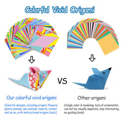 hapray origami instruction book: step-by-step guides to build confidence in young makers.