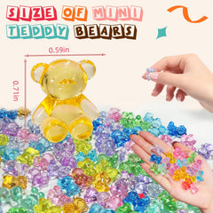 HAPTIME mini resin animals set for kids crafts and storytelling