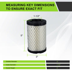 Harbot D125 air filter close-up showing filtration media