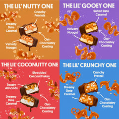 Harken Lil’ Ones date caramel center detail—naturally sweet, fiber-rich bite