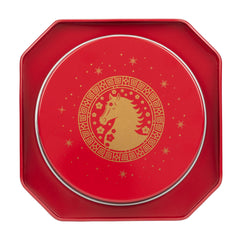 Festive packaging of Harney & Sons Lunar New Year tea ready for gifting