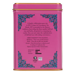HT Line tin display featuring Raspberry Herbal tea for festive gatherings.